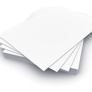 Art Card Sheet 20X30 (250gm) White ( Only for Lhr) The Stationers